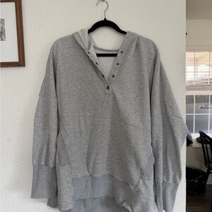 Gray Hooded Sweatshirt